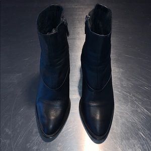 Topshop Leather Booties